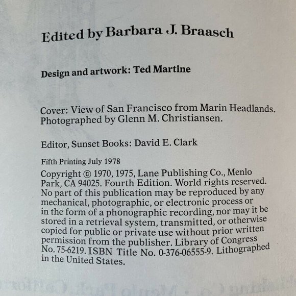 Sunset Travel Guide Books. NorCal. 1978 & Pacific NW/B.C. 1966.  Lot of 2 Vtg. - Picture 6 of 9